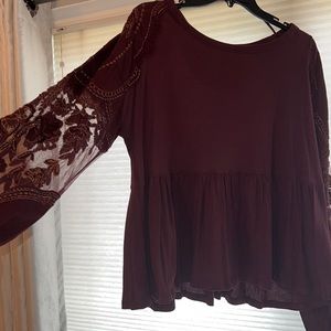 Free People long sleeve top